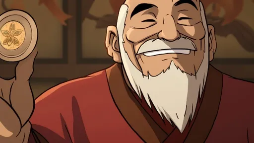 Iroh holding up a Pai Sho tile, used as a metaphor for choosing sides during git merges and rebases.